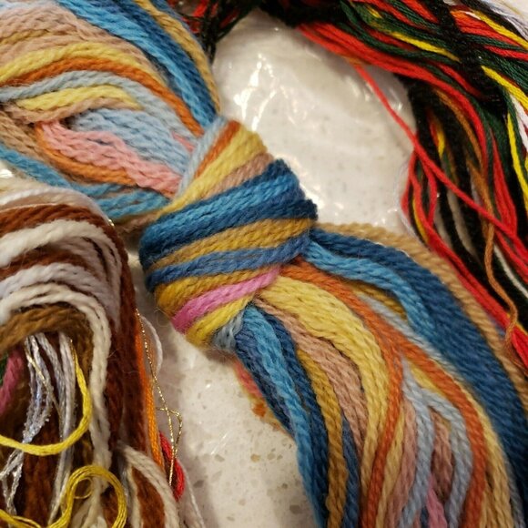 Columbia Minerva Crewel Kit Nativity Needlework 12x16 Christmas Morehead Vintage - Picture 6 of 12